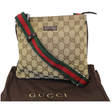 gucci gg supreme messenger bag ราคา|Gucci GG Messenger Bag In Beige.